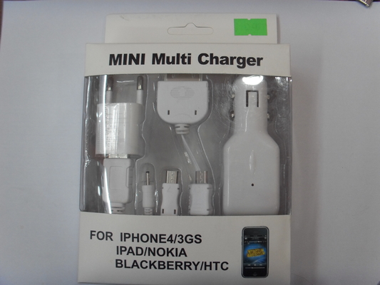 OEM iPhone 3g、3g、4gのための小型USB本物HTC車の充電器のアダプター